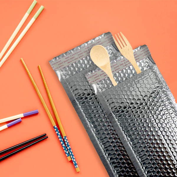 Bolsa de burbujas de película de aluminio plateado